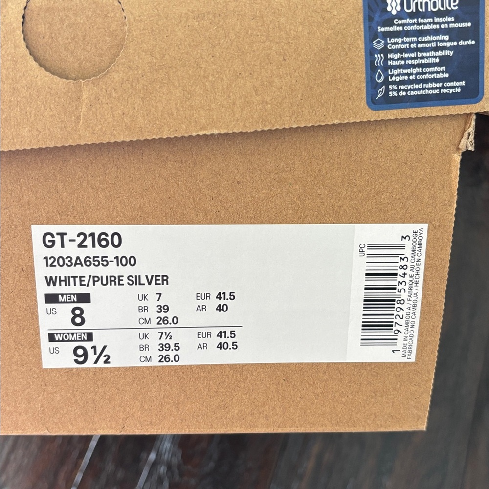 BNIB ASICS x ABOVE THE CLOUDS GT-2160 - Picture 2 of 10